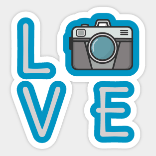 Cool Photography Love T-Shirt Sticker